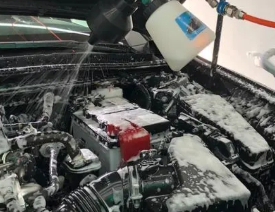 Car Engine cleaning